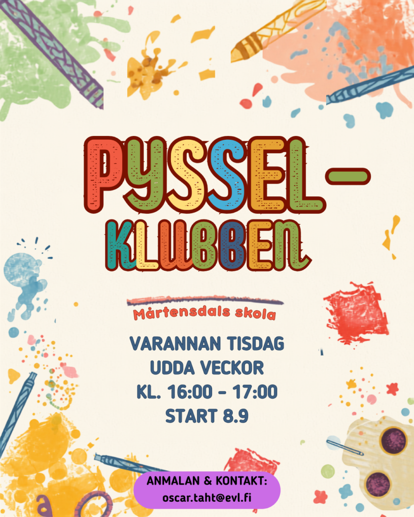 Pysselklubben Affisch