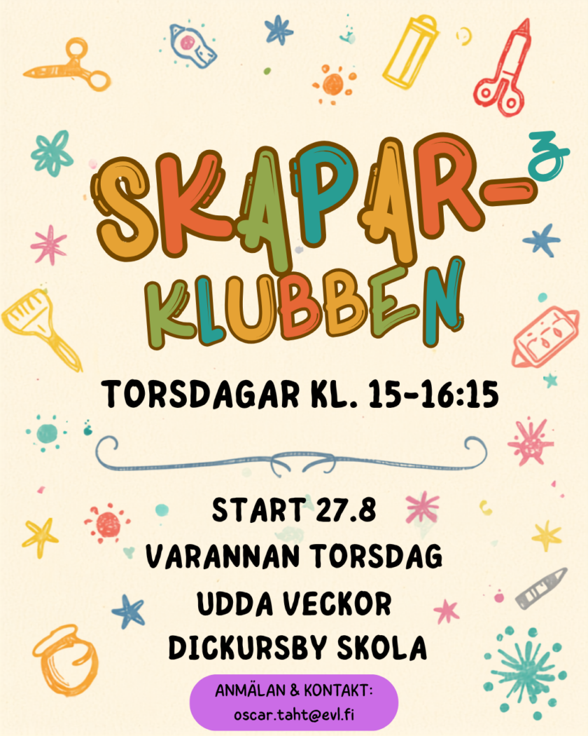 Reklambild för Skaparklubben.