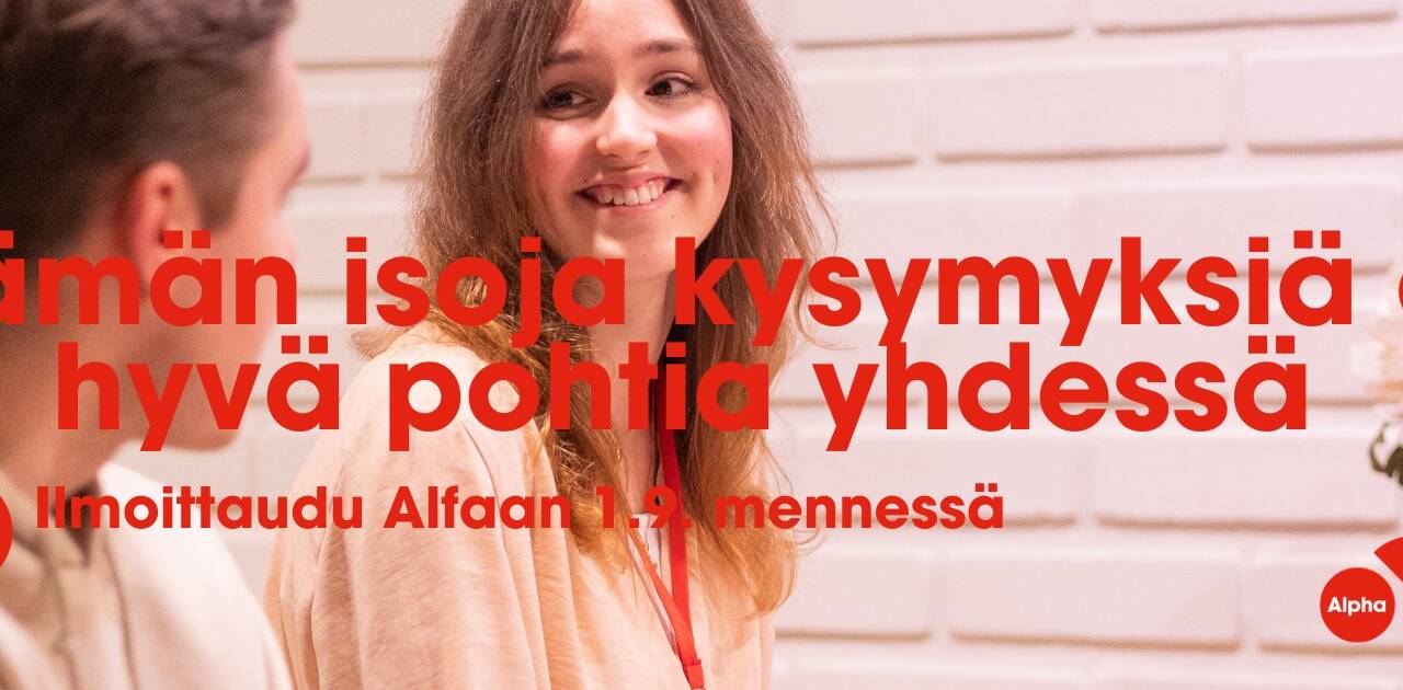 Pohditaan isoja kysymyksiä yhdessä Alfa-kurssilla