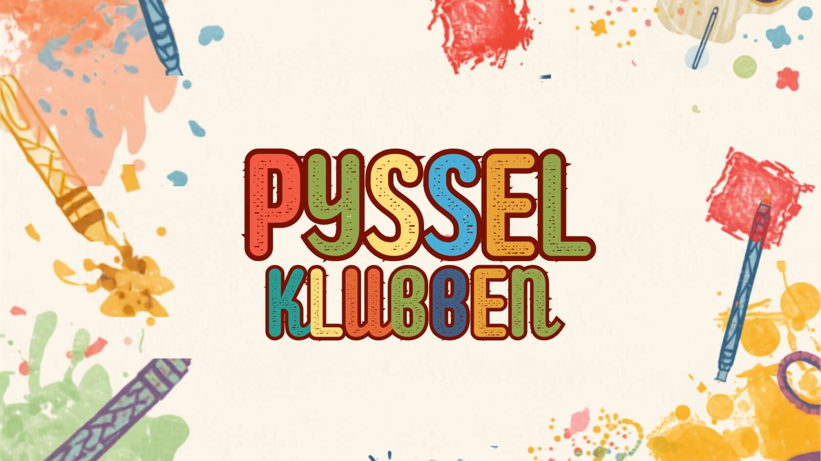 Pysselklubben affisch