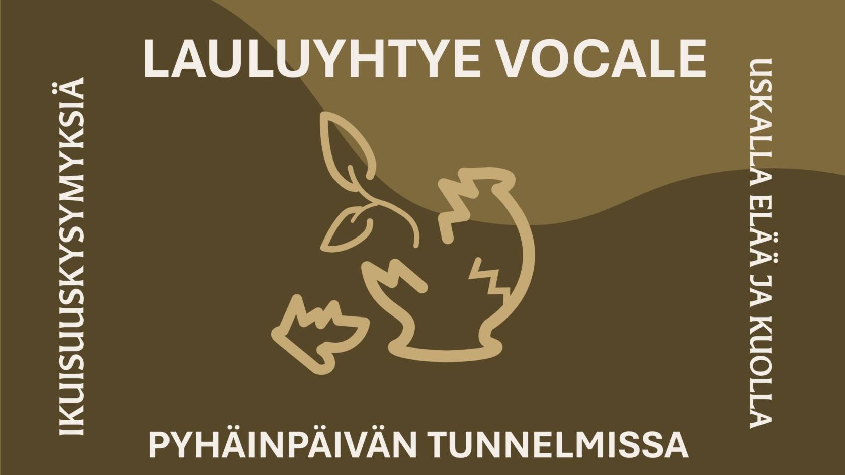 Lauluyhtye Vocale pyhäinpäivän tunnelmissa.
