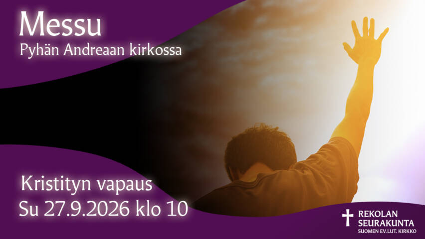 Mies kurottaa kättä kohti taivasta.