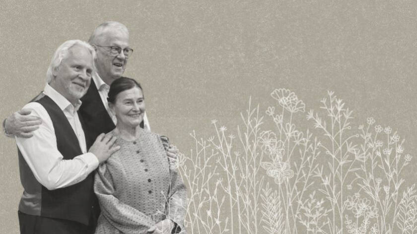 Kuvassa Eeva-Maija Haukinen, Jaakko Simojoki, Sauli Tiilikainen
