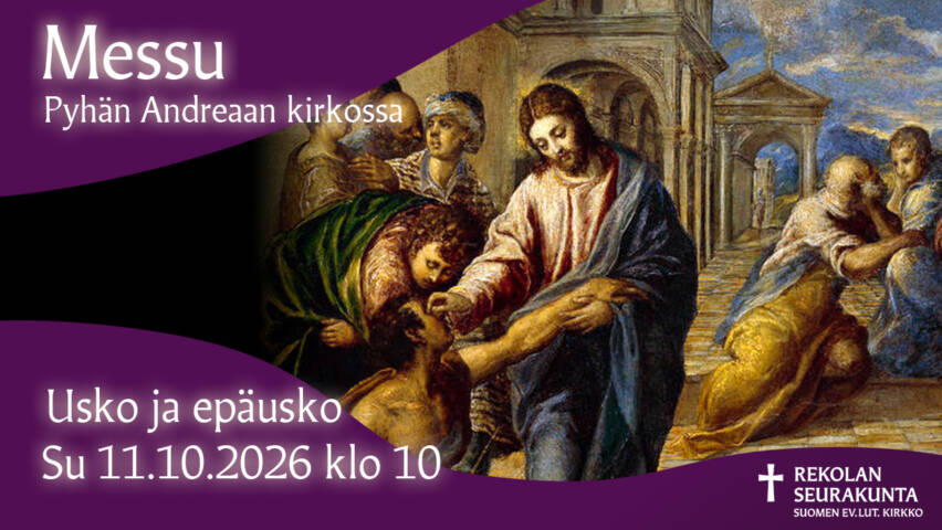 Jeesus parantaa sokean.