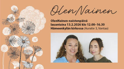 OlenNainen-naistentapahtuman mainos 2